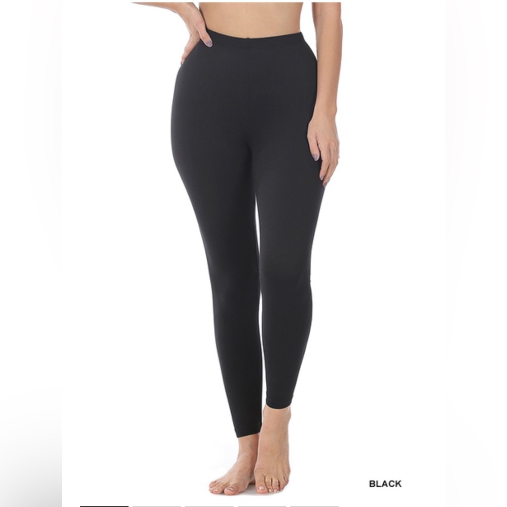 NWT Zenana PREMIUM MICROFIBER FULL LENGTH LEGGINGS